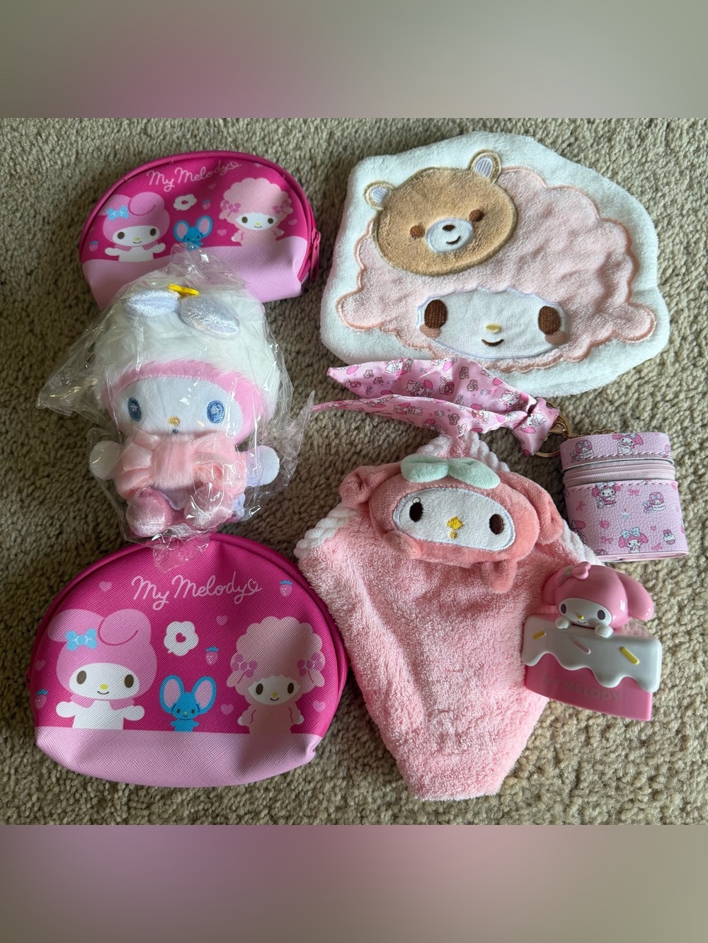 Sanrio My Melody Pink Kids Plush & Accessory Set